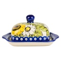 Maselnica Ceramika Bolesławiec wzór słoneczniki